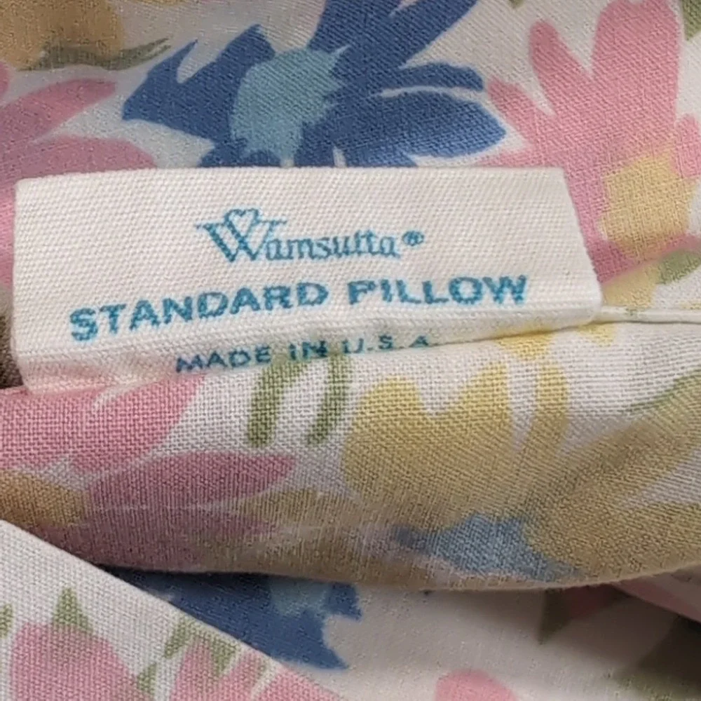 Wamsutta Ultracale Daisy Talk Pillowcase Standard Vintage Floral Cotton Girlhood
